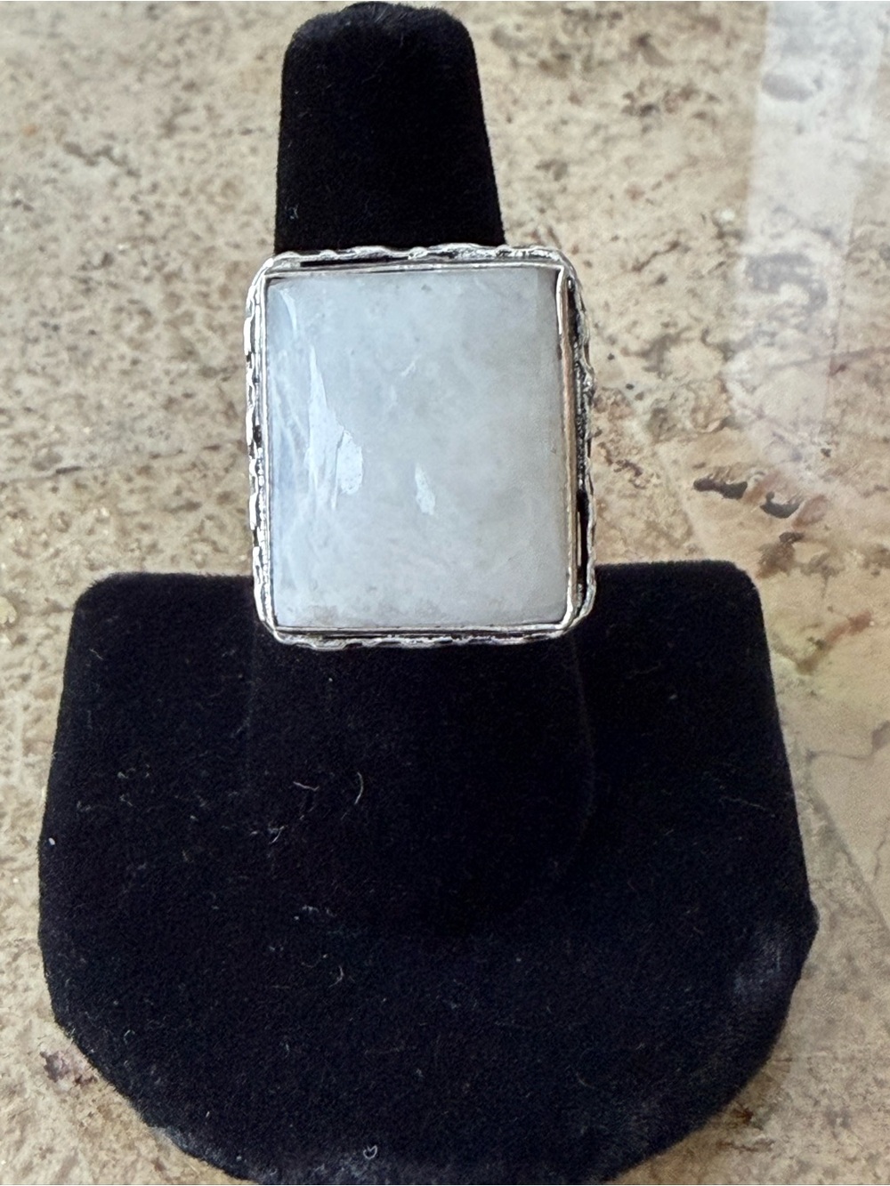 Moonstone Statement Ring_925 stamp_Size 8 - Picture 6 of 6